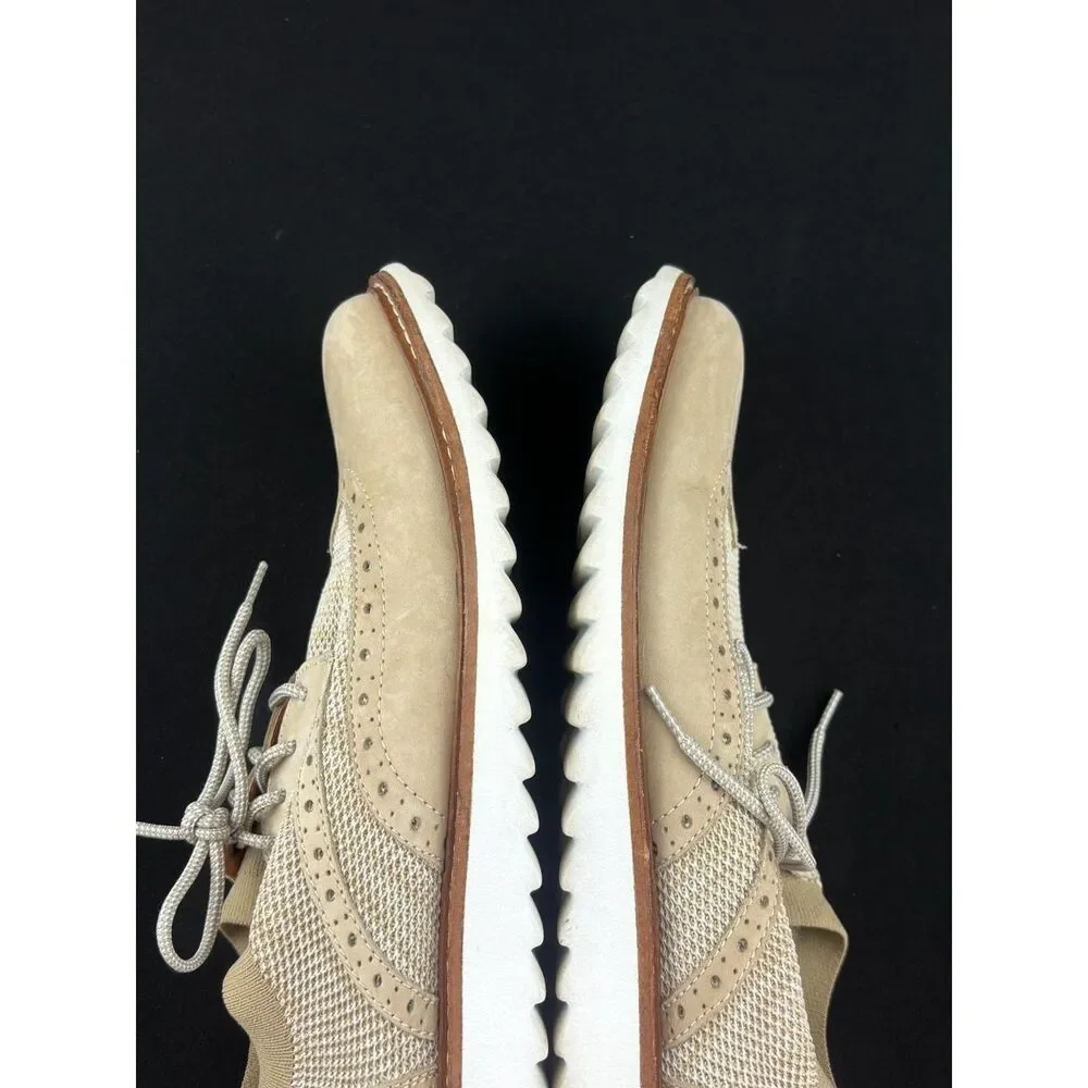~ Oxford Wingtips Derby Leather Mesh Hybrid Bass Lace up Shoe Mesh Suede Stretch